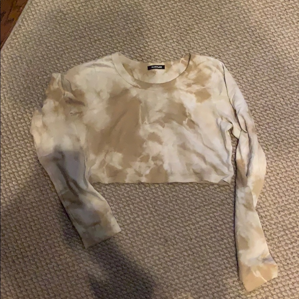Talentless tie dye crop top